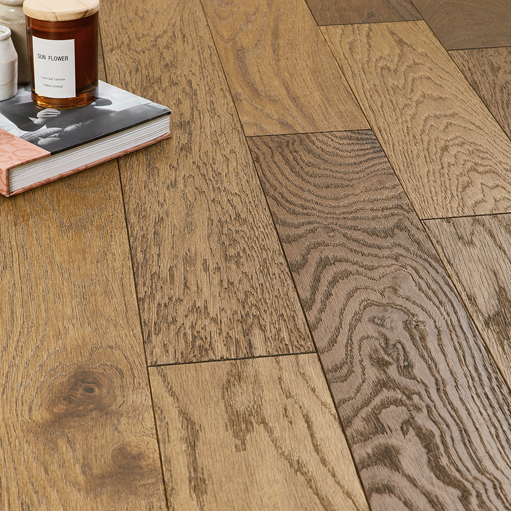 Geneva 14mm Oiled Engineered Wood Flooring - Shore Rustic Oak