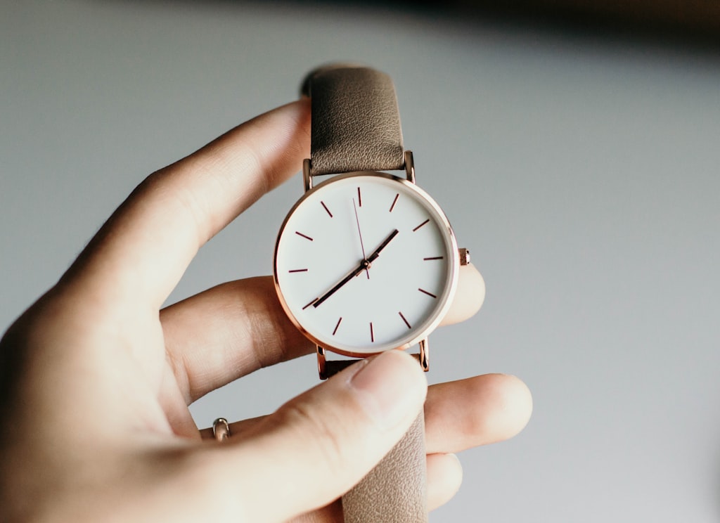 Minimalist Gold Watch